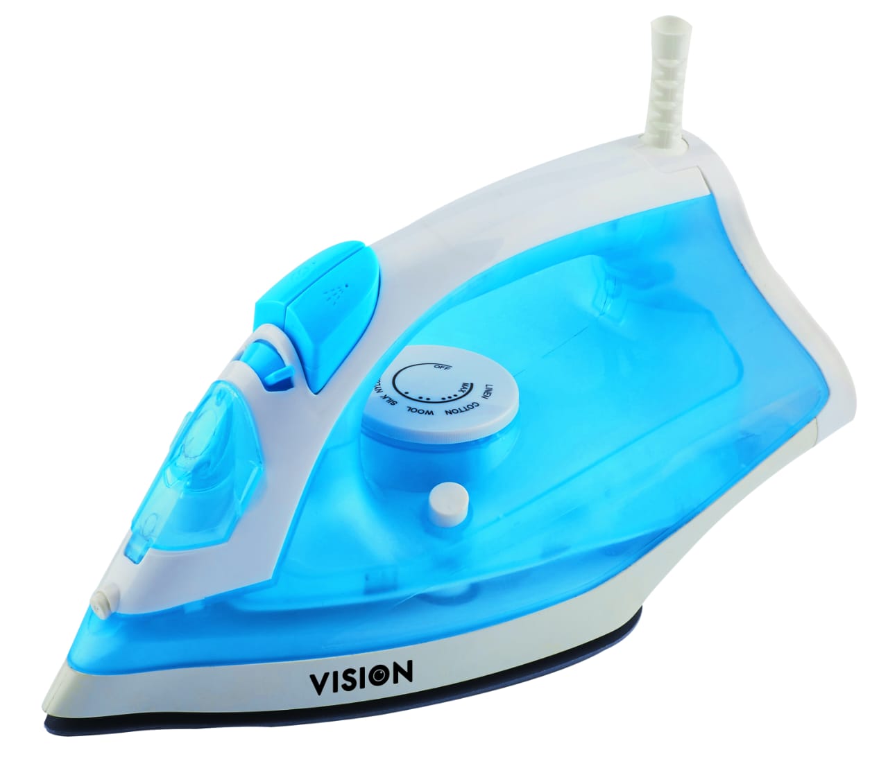 Fer Vapeur Bleu Transparent