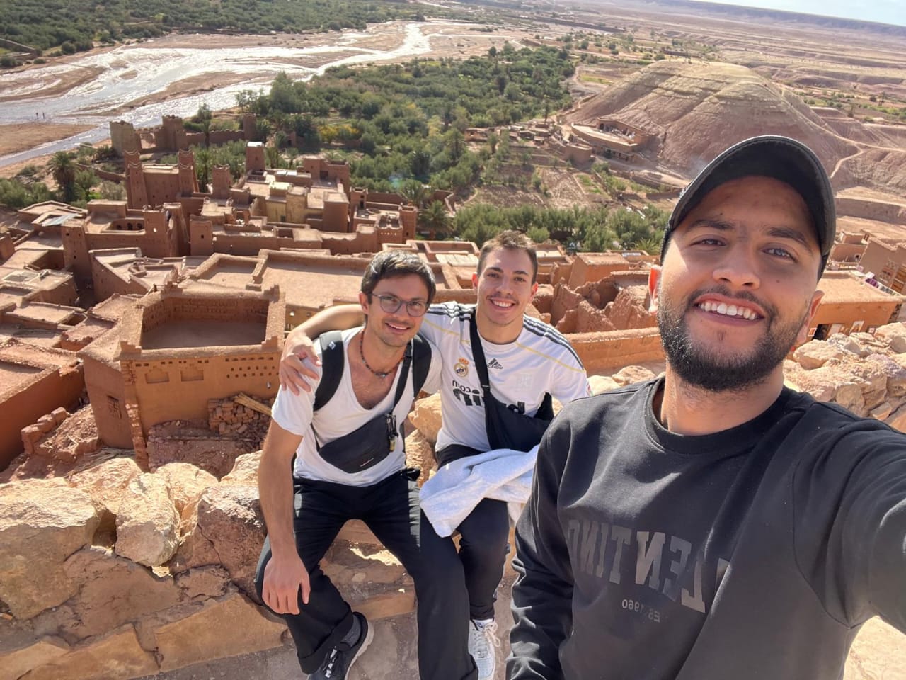 Tourists at Ait Benhaddou