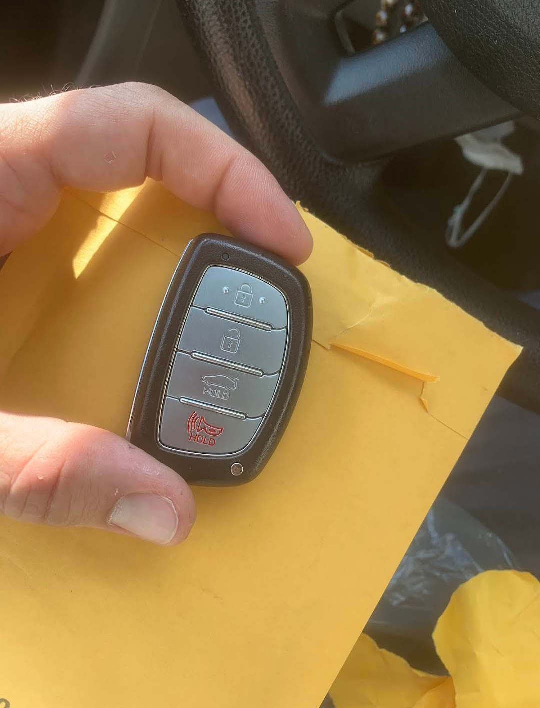 Hyundai 4-button smart key fob replacement