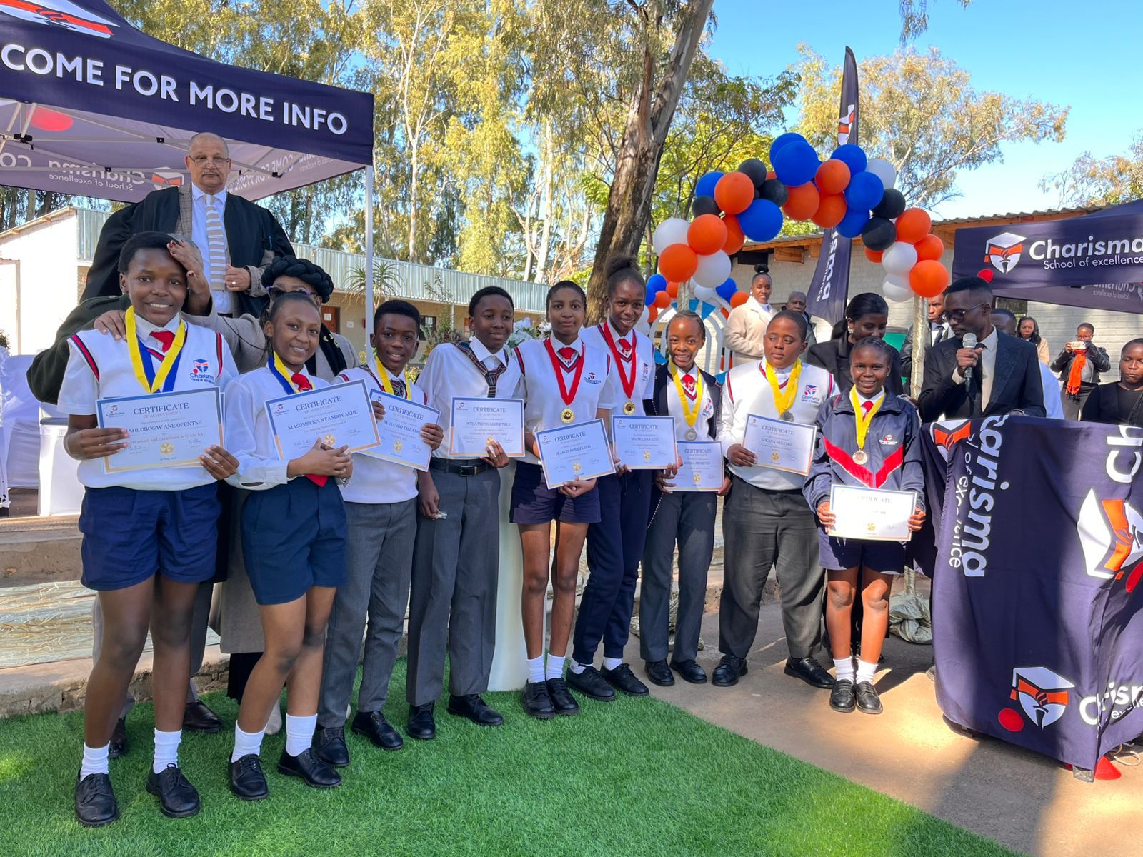 Awards Ceremony - Students with Certificates