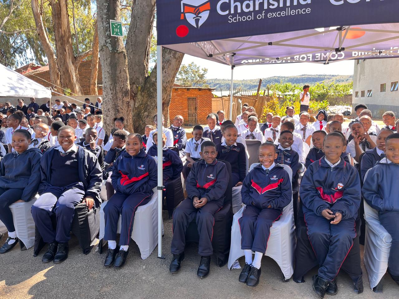 Students at Awards Ceremony