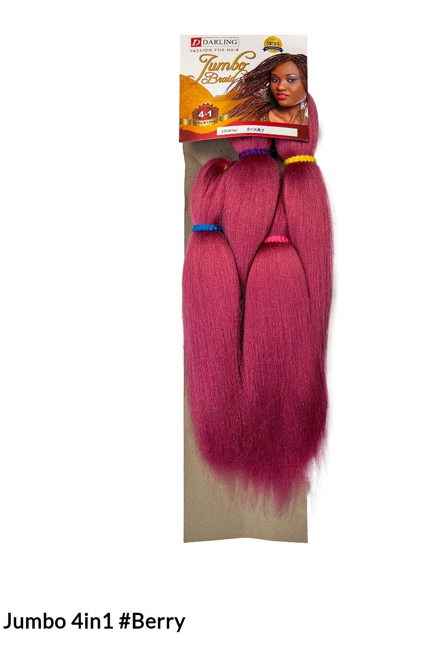 Darling Jumbo Braid #Berry