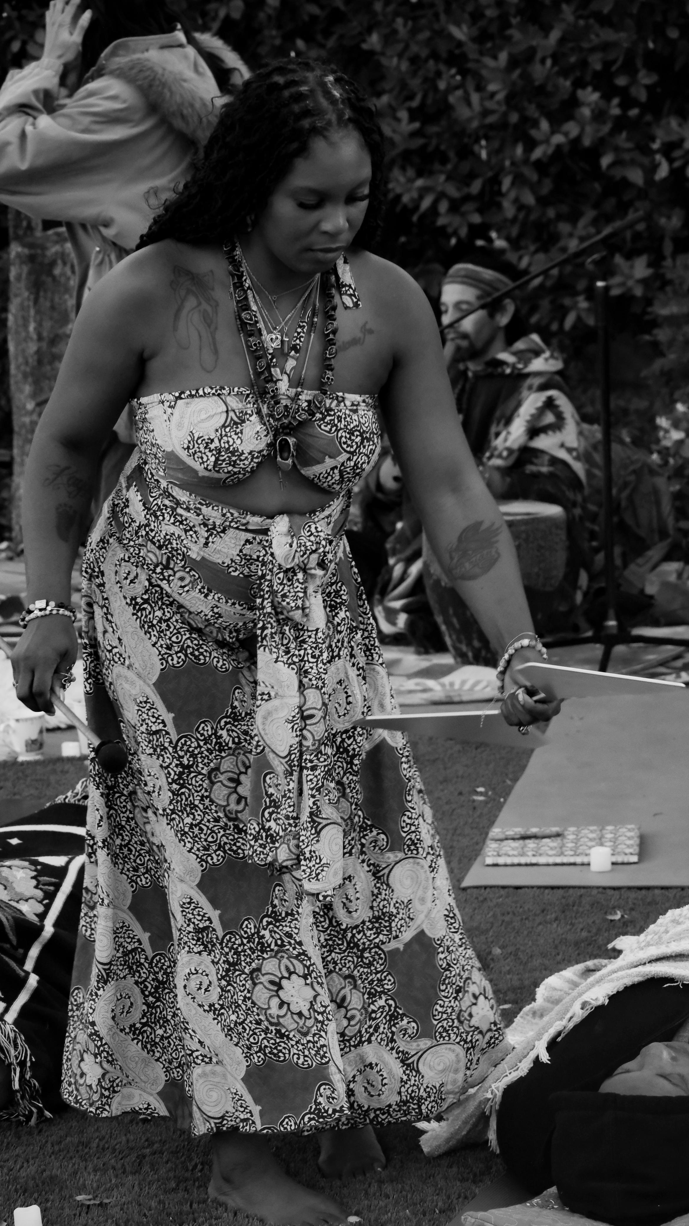 Sound healing with instruments