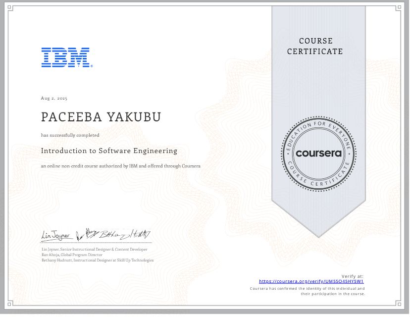 Introduction to Software Engineering