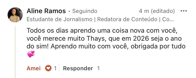 Depoimento Aline Ramos - LinkedIn