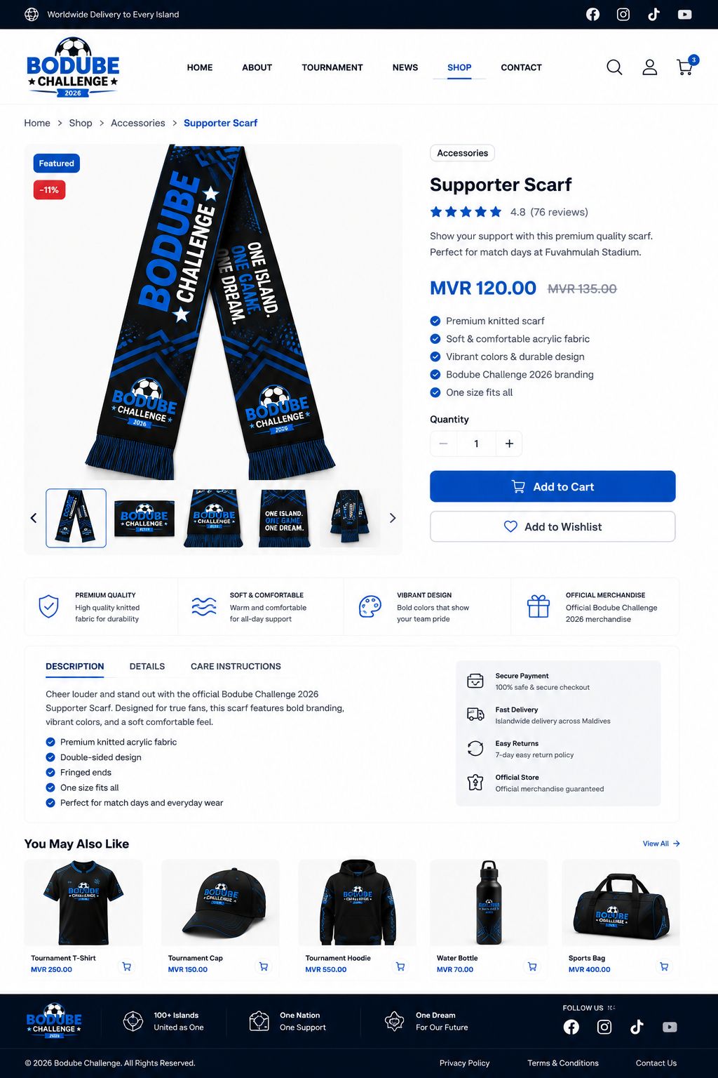 Supporter Scarf