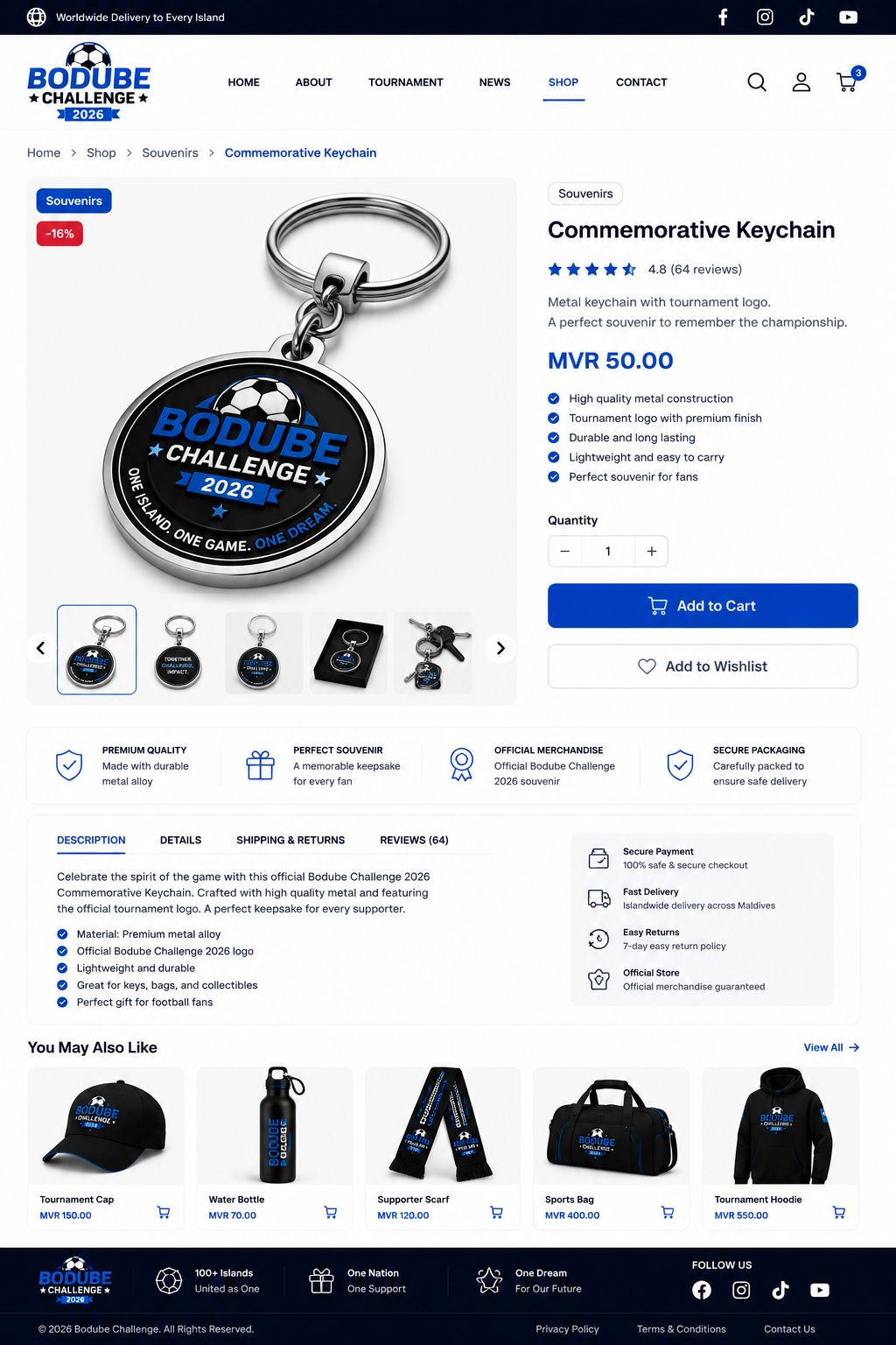 Commemorative Keychain