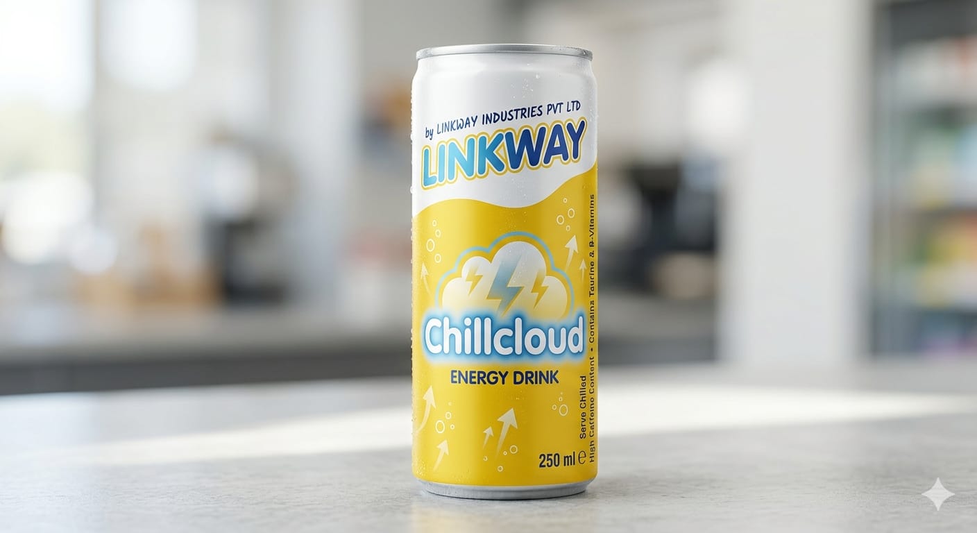 Chillcloud Energy Drink - Original Yellow 250ml