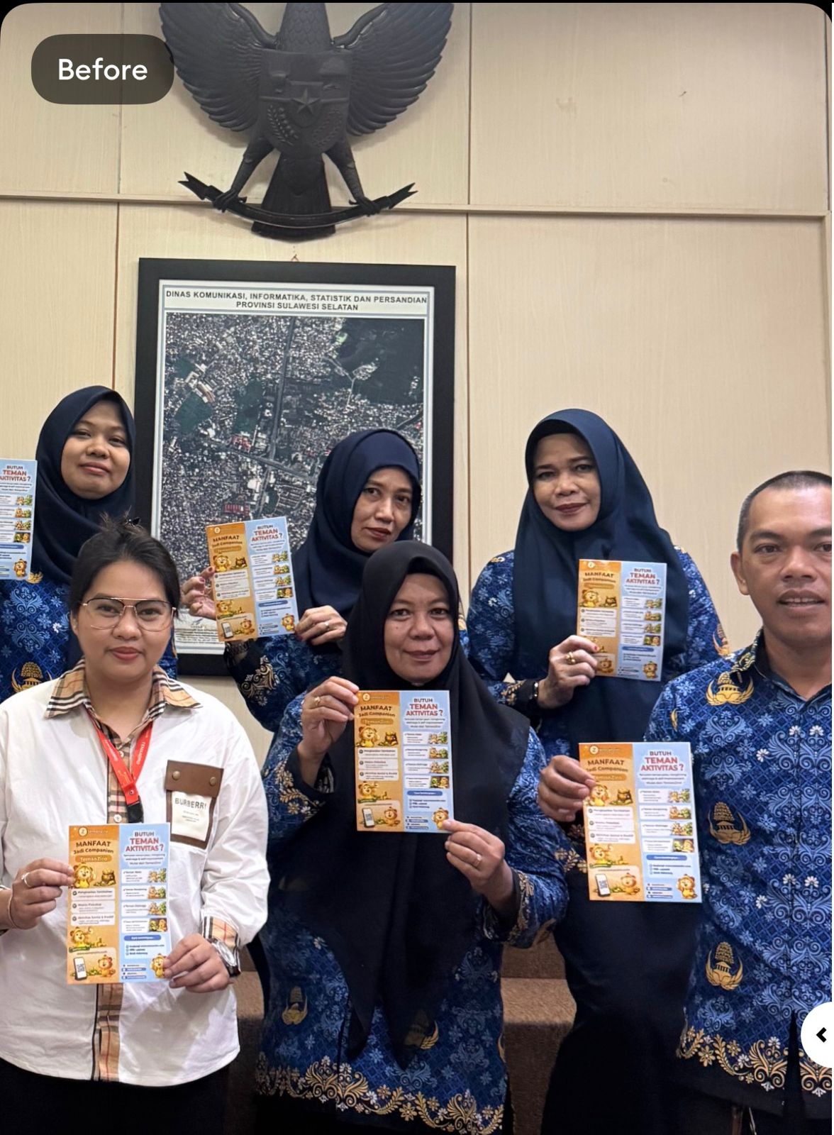 Kunjungan Diskominfo Sulsel