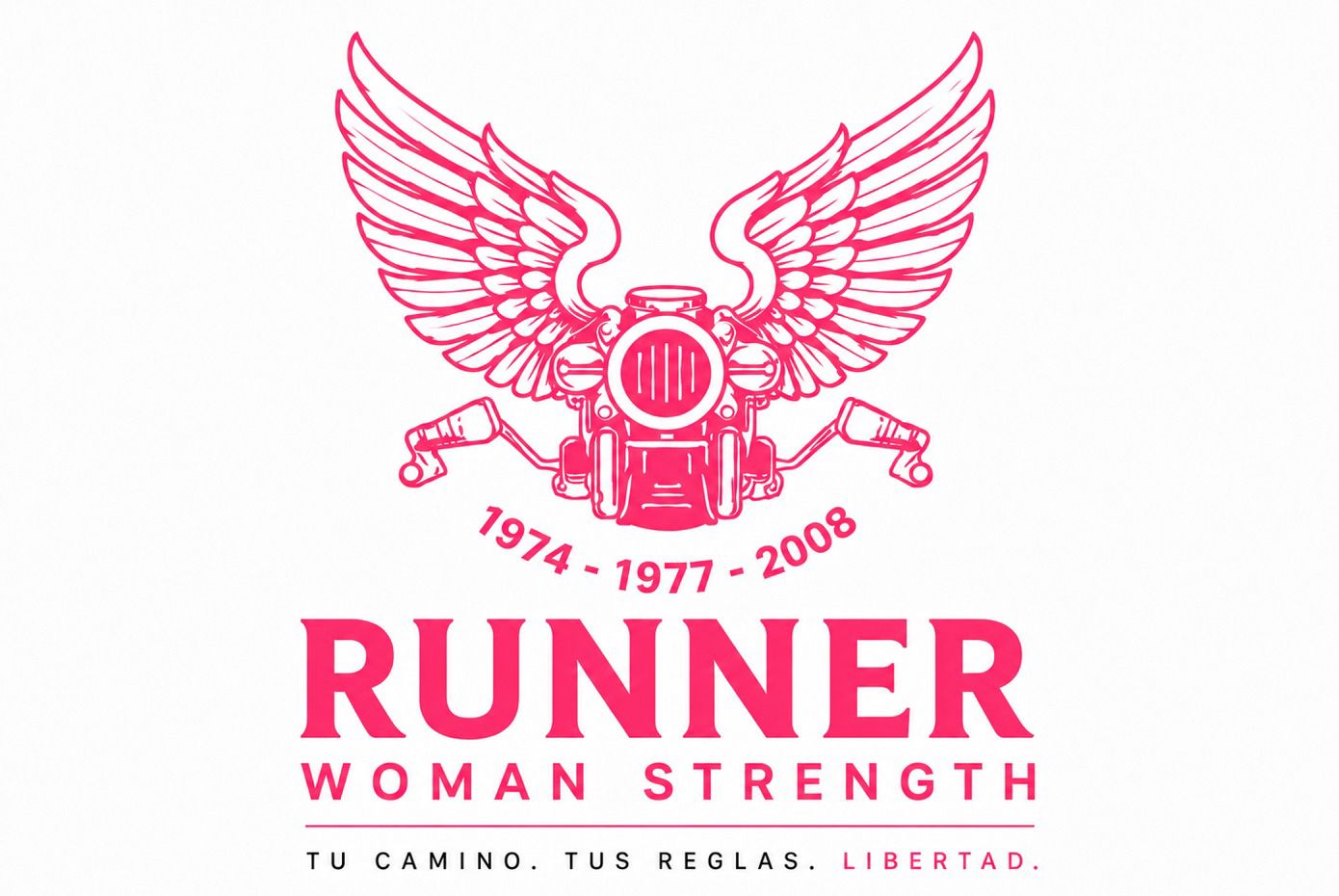 RUNNER WOMAN STRENGTH Logo