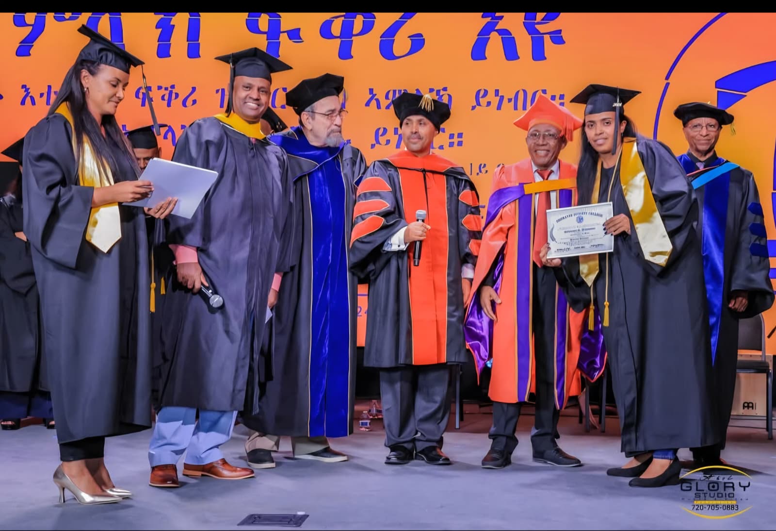 Graduate Receiving Diploma — Denver 2024