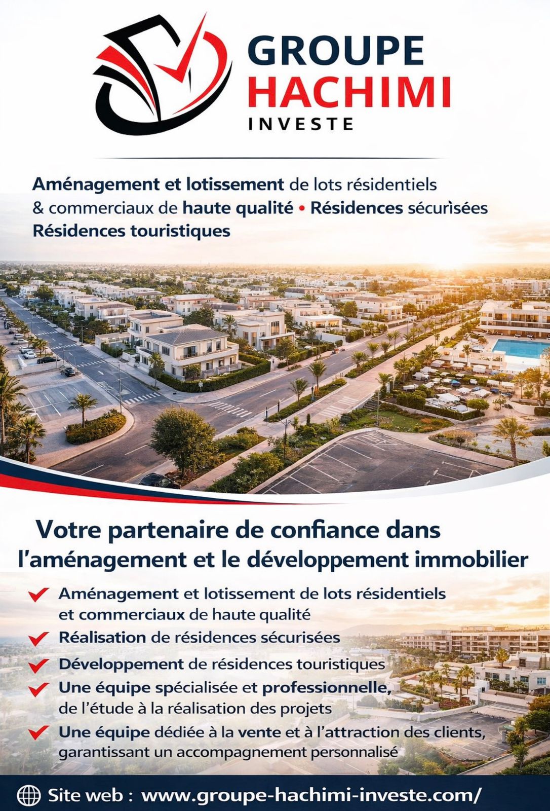 Aménagement et lotissement de lots résidentiels et commerciaux de haute qualité