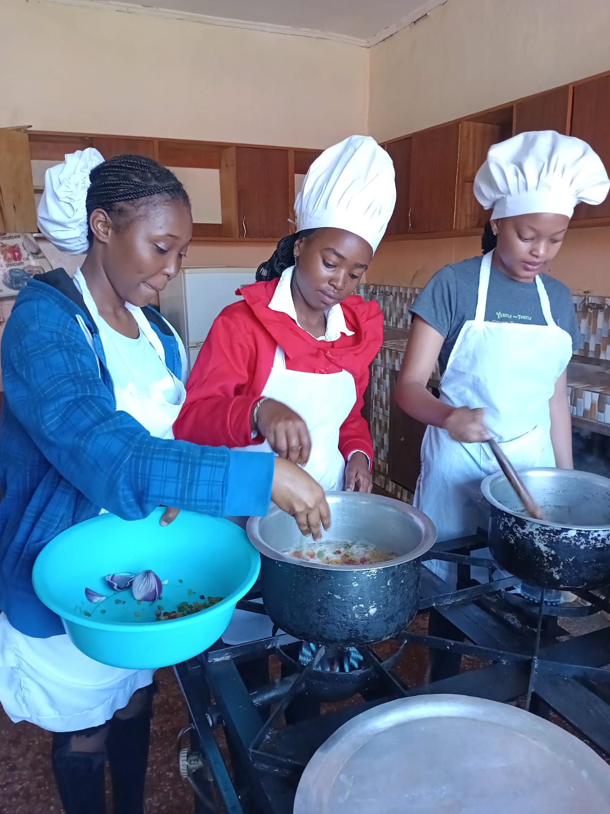 Hospitality & Catering students at Nyaga VTC