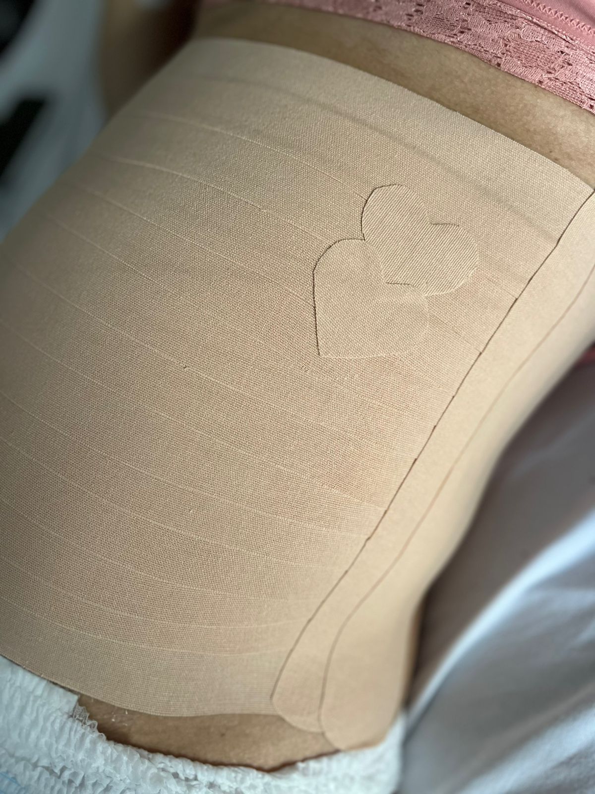 Taping abdominal aplicado