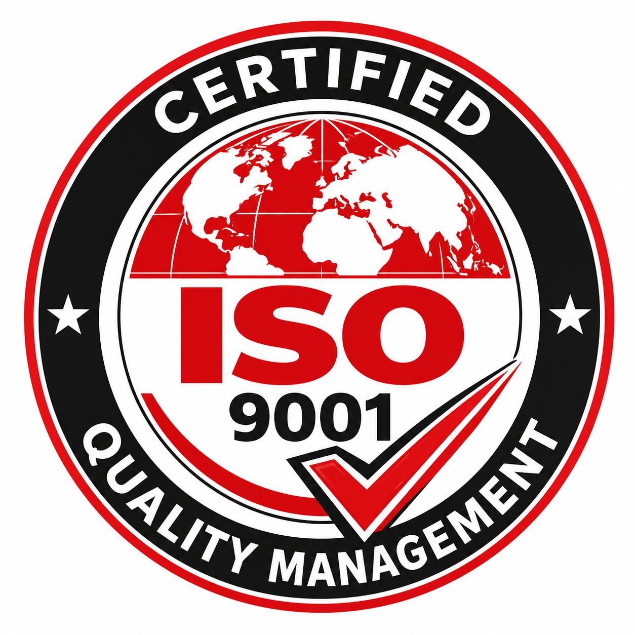 Badge certifié ISO 9001 - Système de management de la qualité