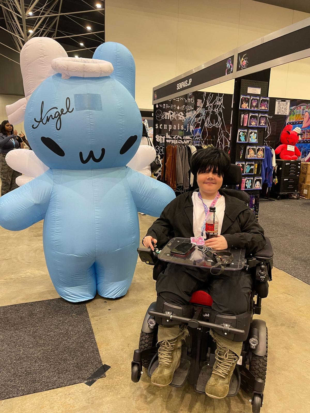 Participant at anime convention