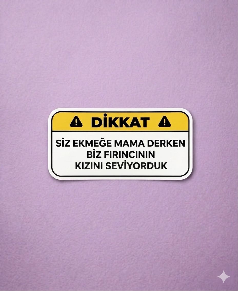Sevda Yaktı Turbo Sardı sticker
