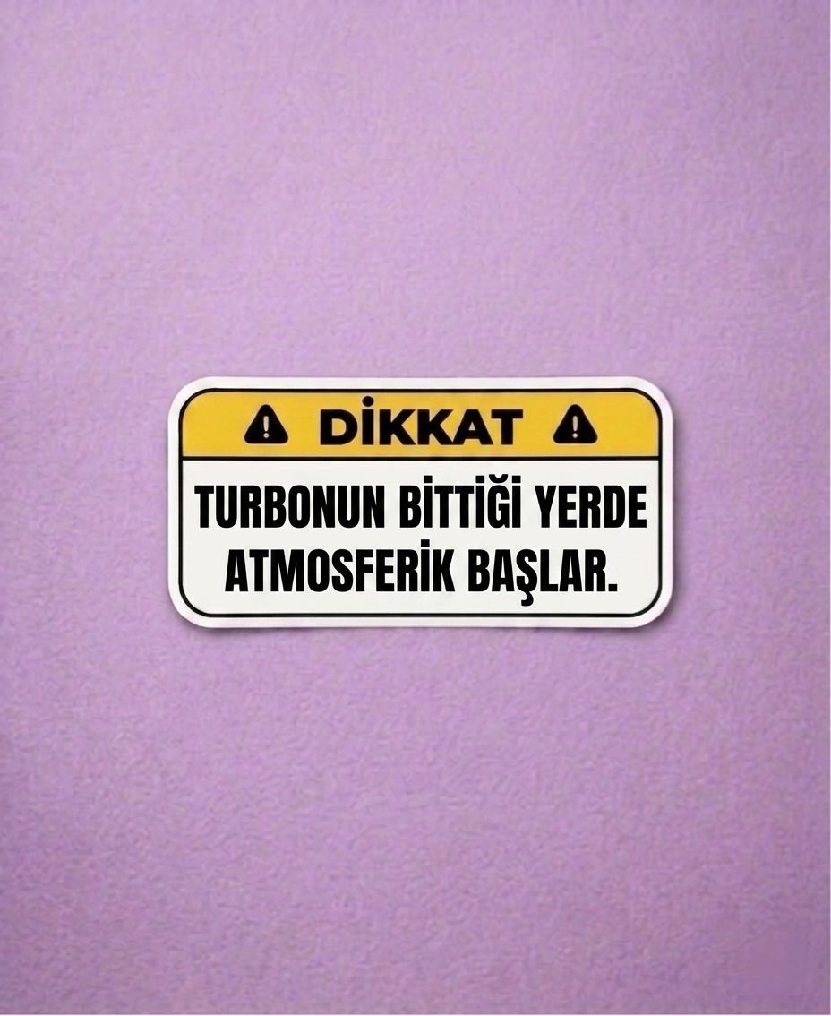 Warning Don't Stop sticker