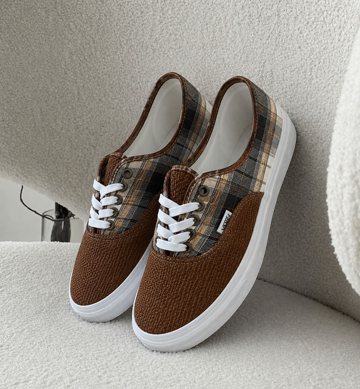 Vans Authentic Tartan Marron