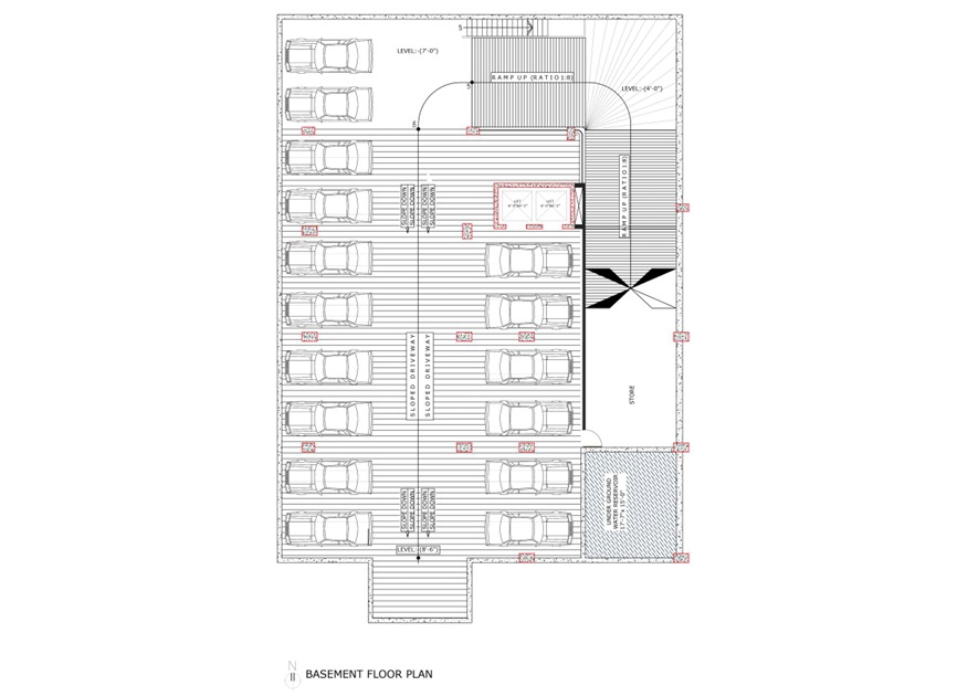 Basement floor plan