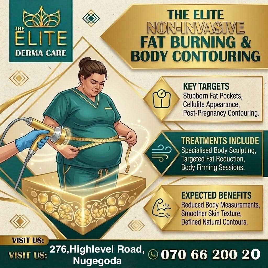 Fat Burning & Body Contouring - Professional aesthetic treatment at The Elite Derma Care, Nugegoda