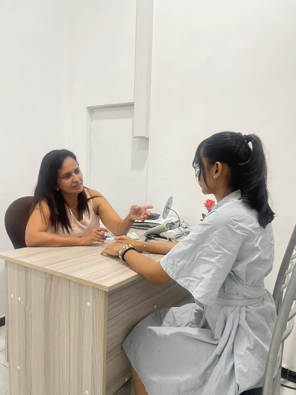 Professional consultation at Elite Derma Care