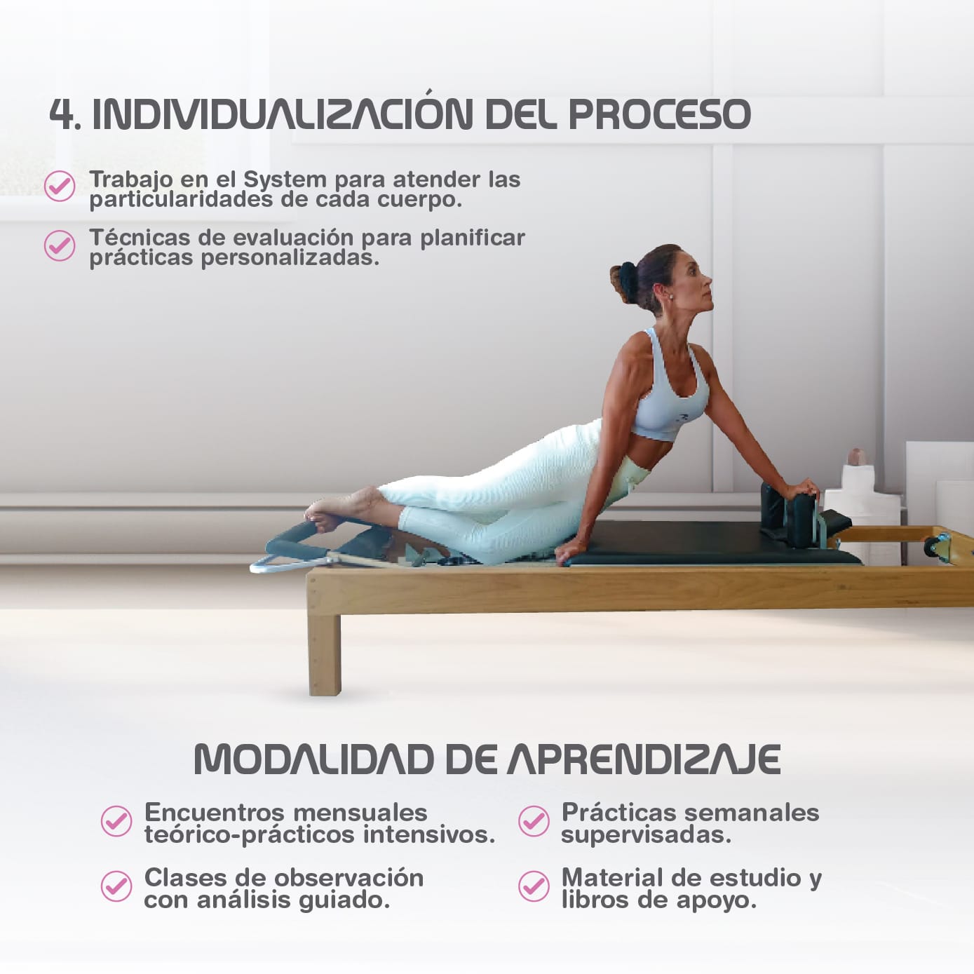 Individualización del proceso y modalidad de aprendizaje