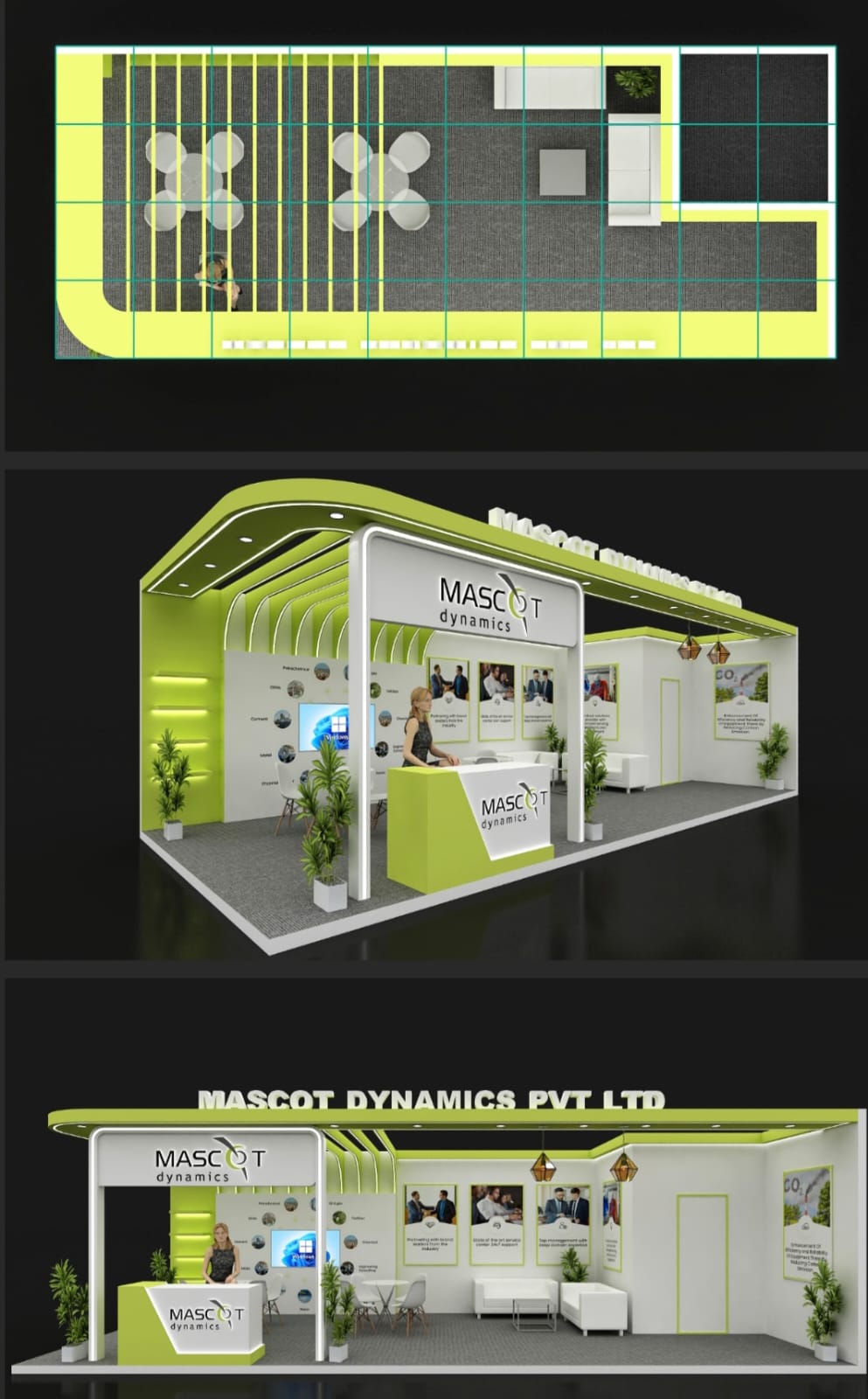 Mascot Dynamics Booth Design