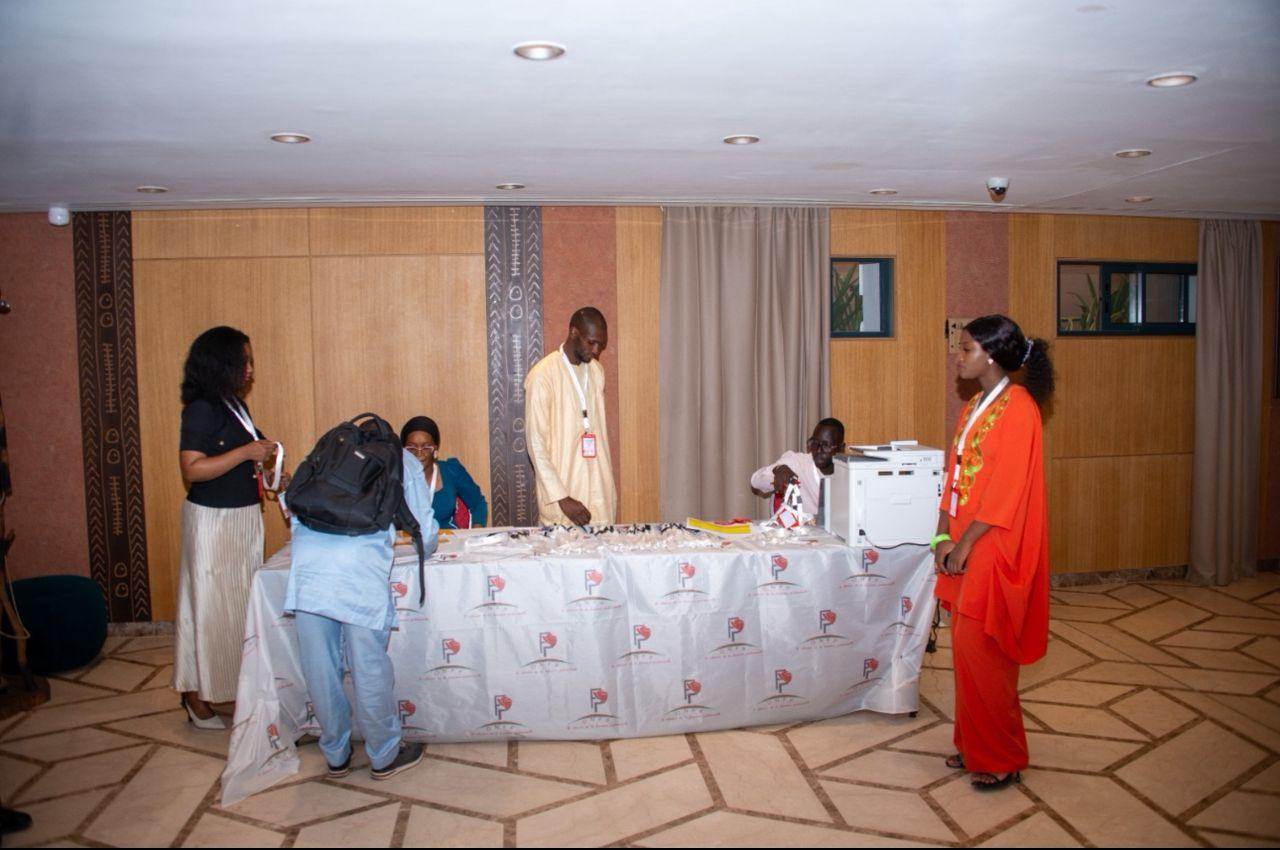 Table d'accueil événement ONFP - Glampro Events