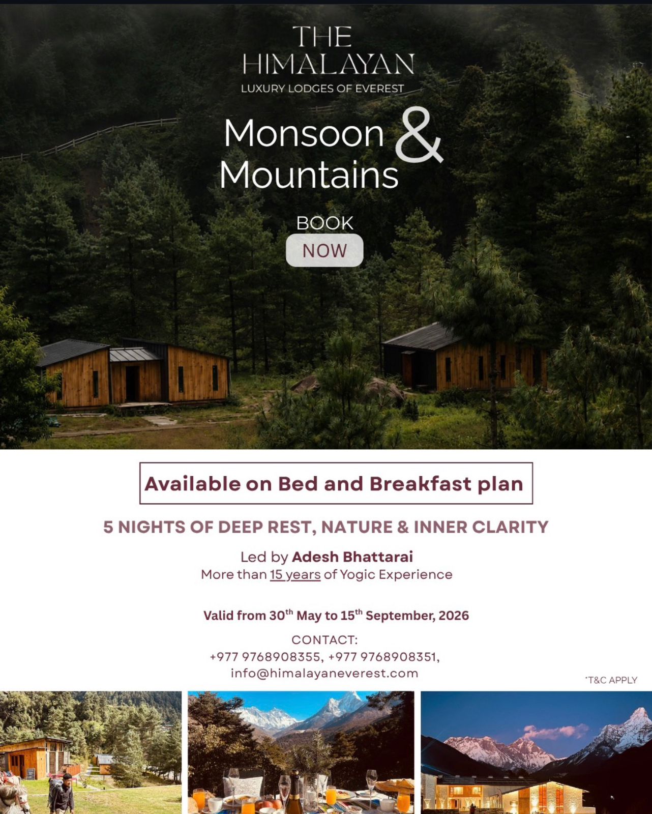 Monsoon & Mountains