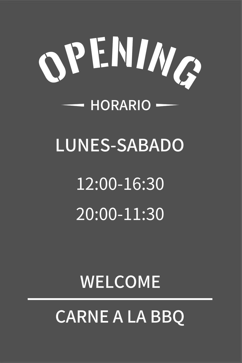 Horario de apertura Parrillada Pereiro