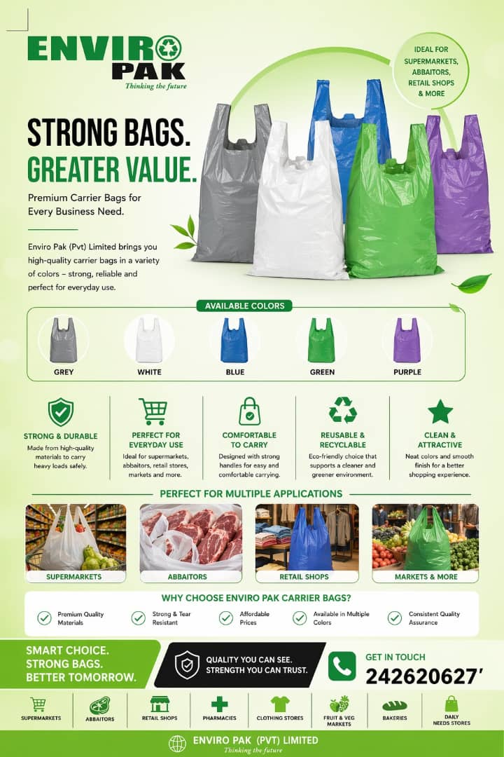 Enviro-Pak carrier bags range - strong bags, greater value
