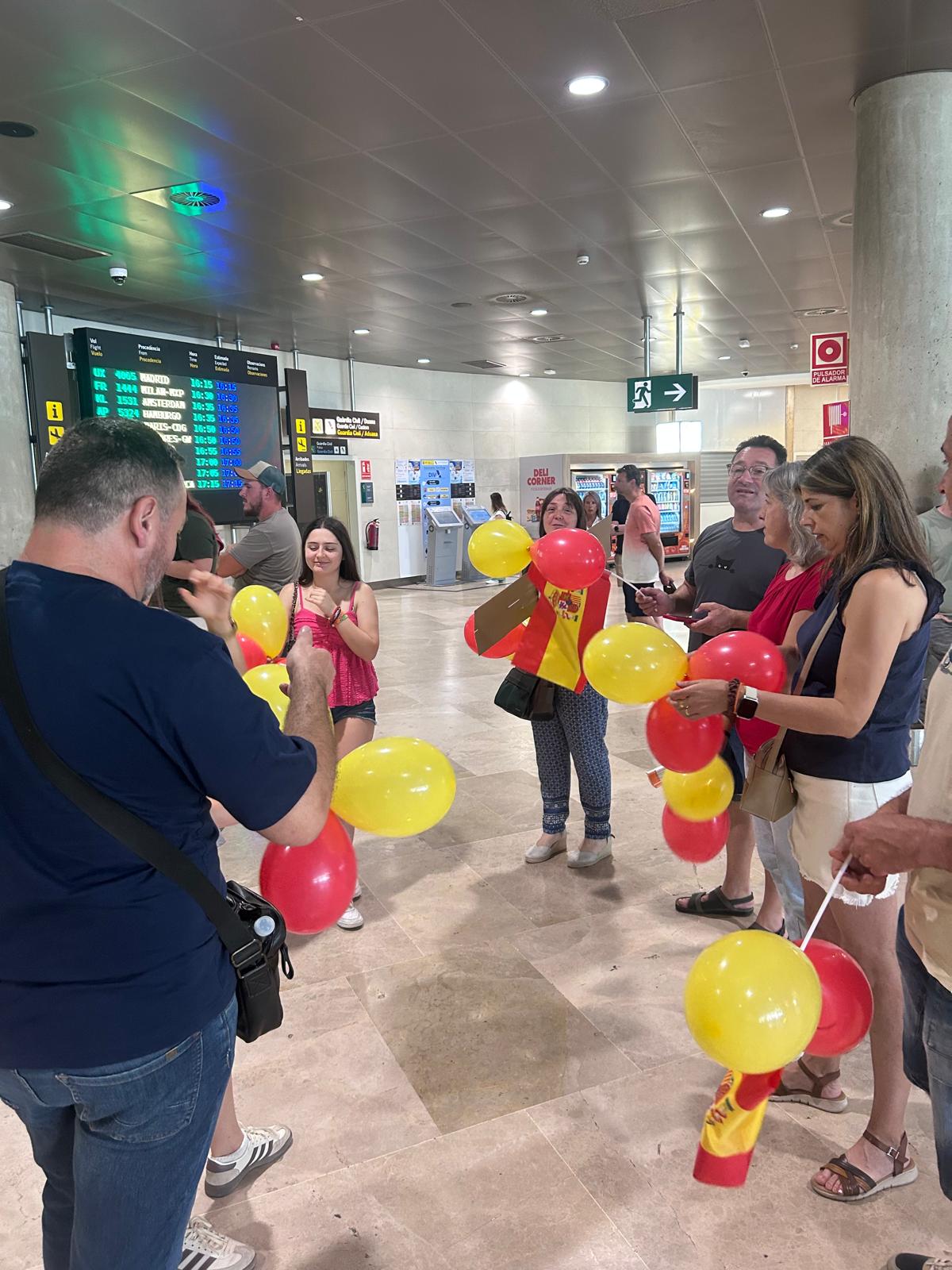 Evento corporativo con globos España