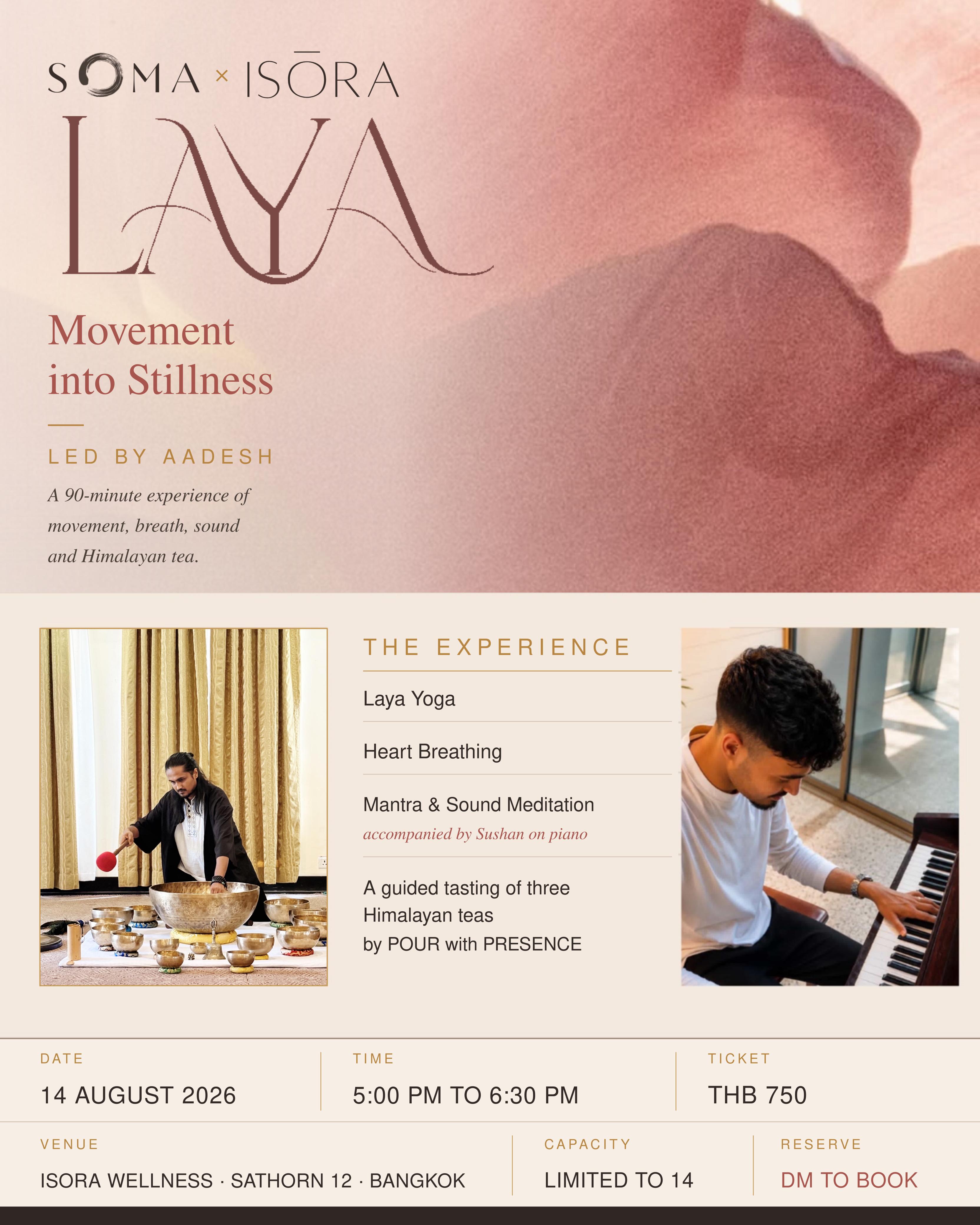 SOMA x ISORA LAYA - Movement into Stillness