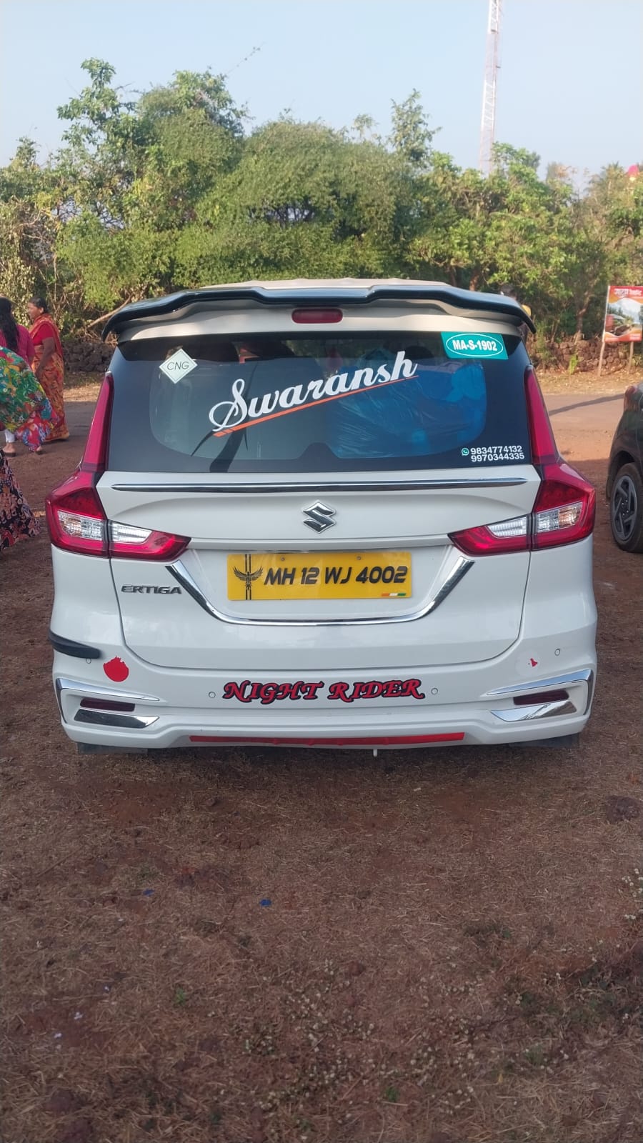 Swaransh Ertiga rear view