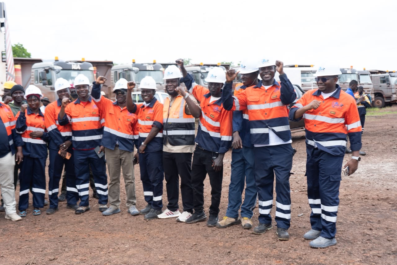 GHLEM team celebrating together at the operations site