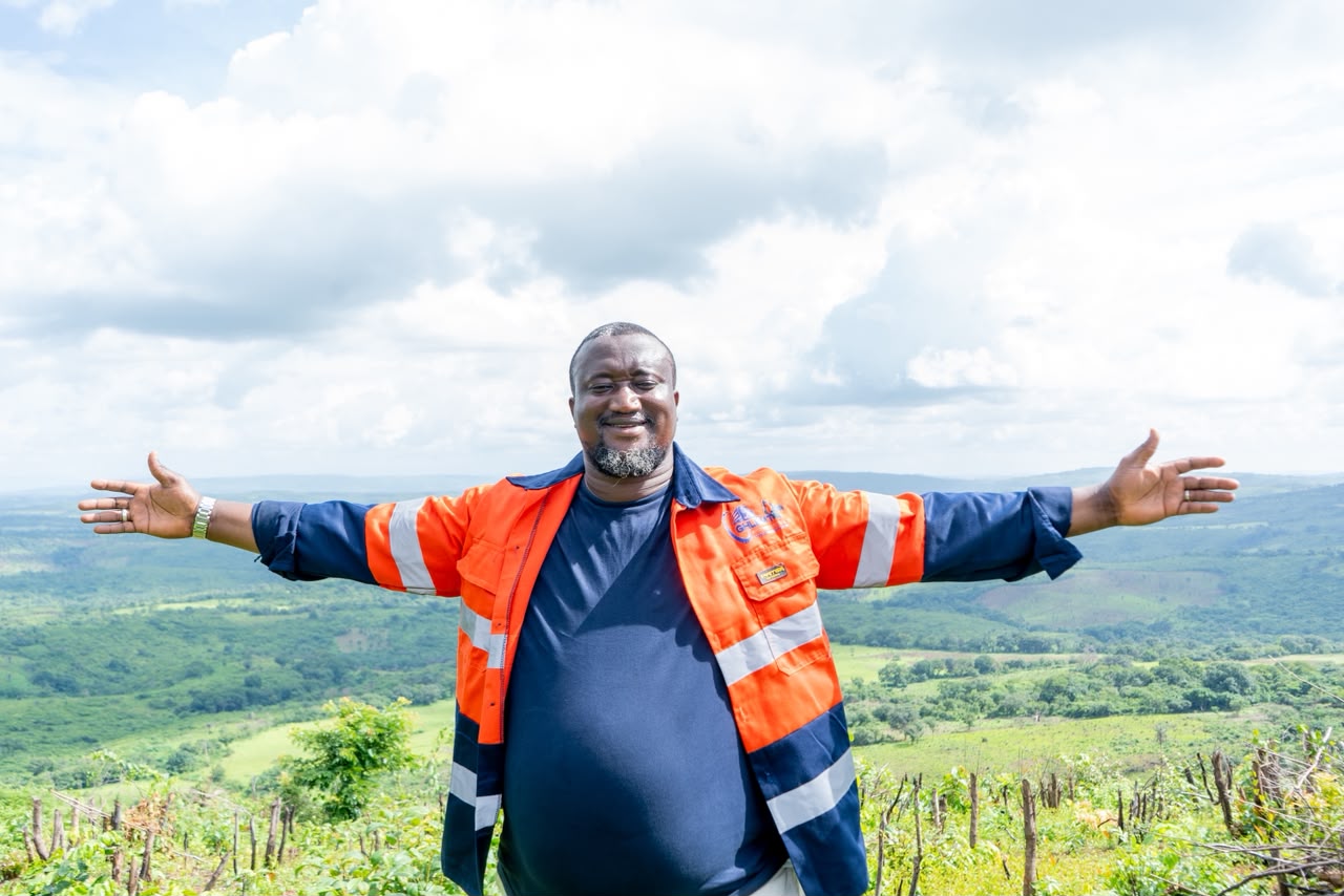 GHLEM leader overlooking the Telimele landscape