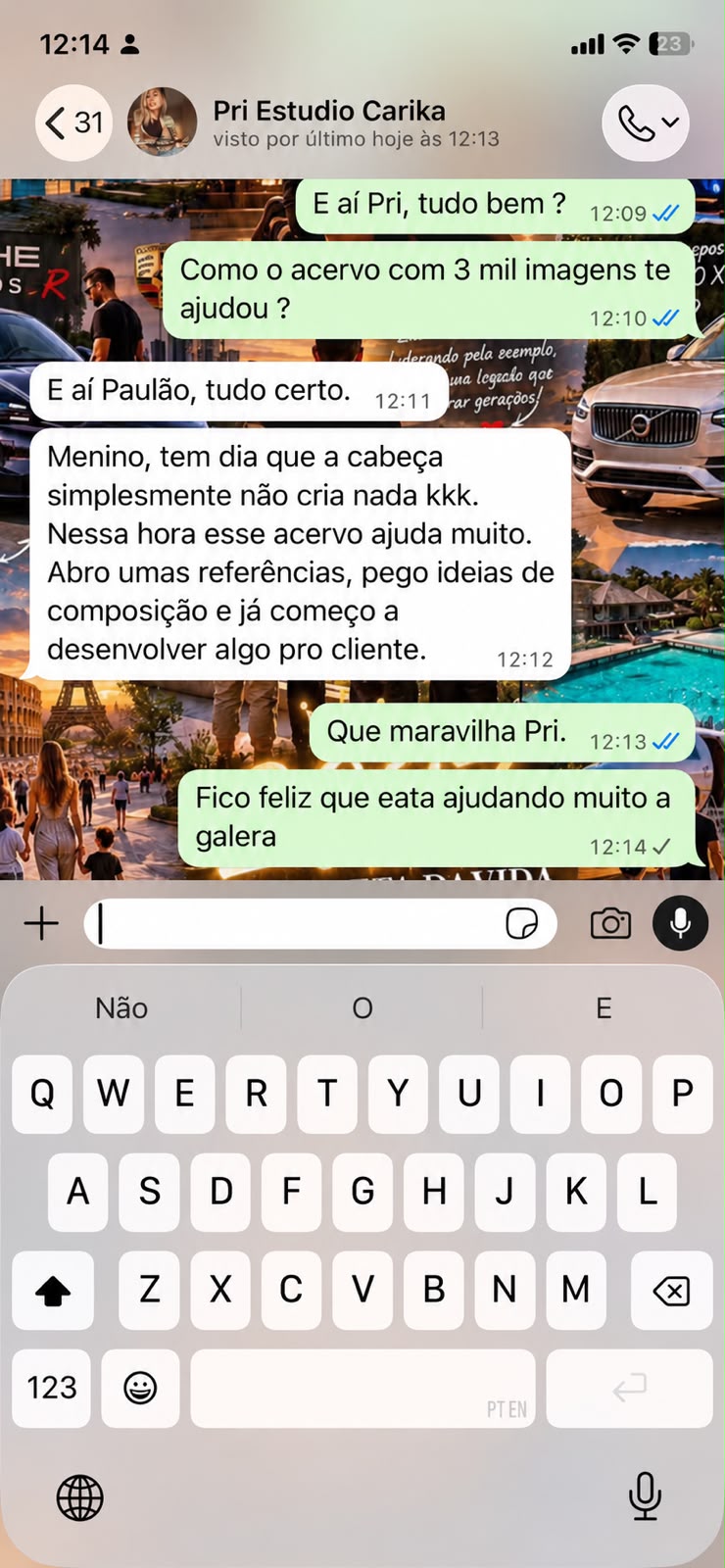 Depoimento Pri Estúdio Carika