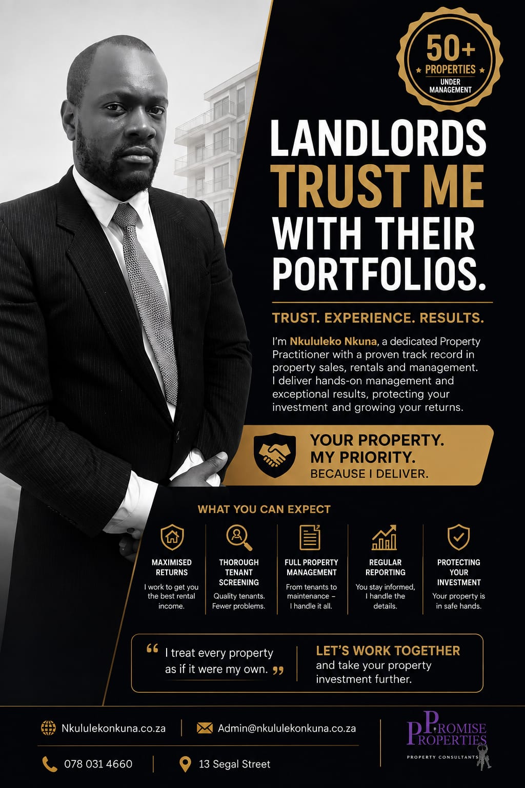 Promise Properties - Landlords Trust Me With Their Portfolios