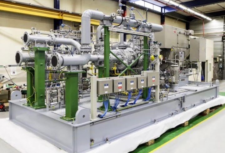 Industrial compressor and process equipment skid
