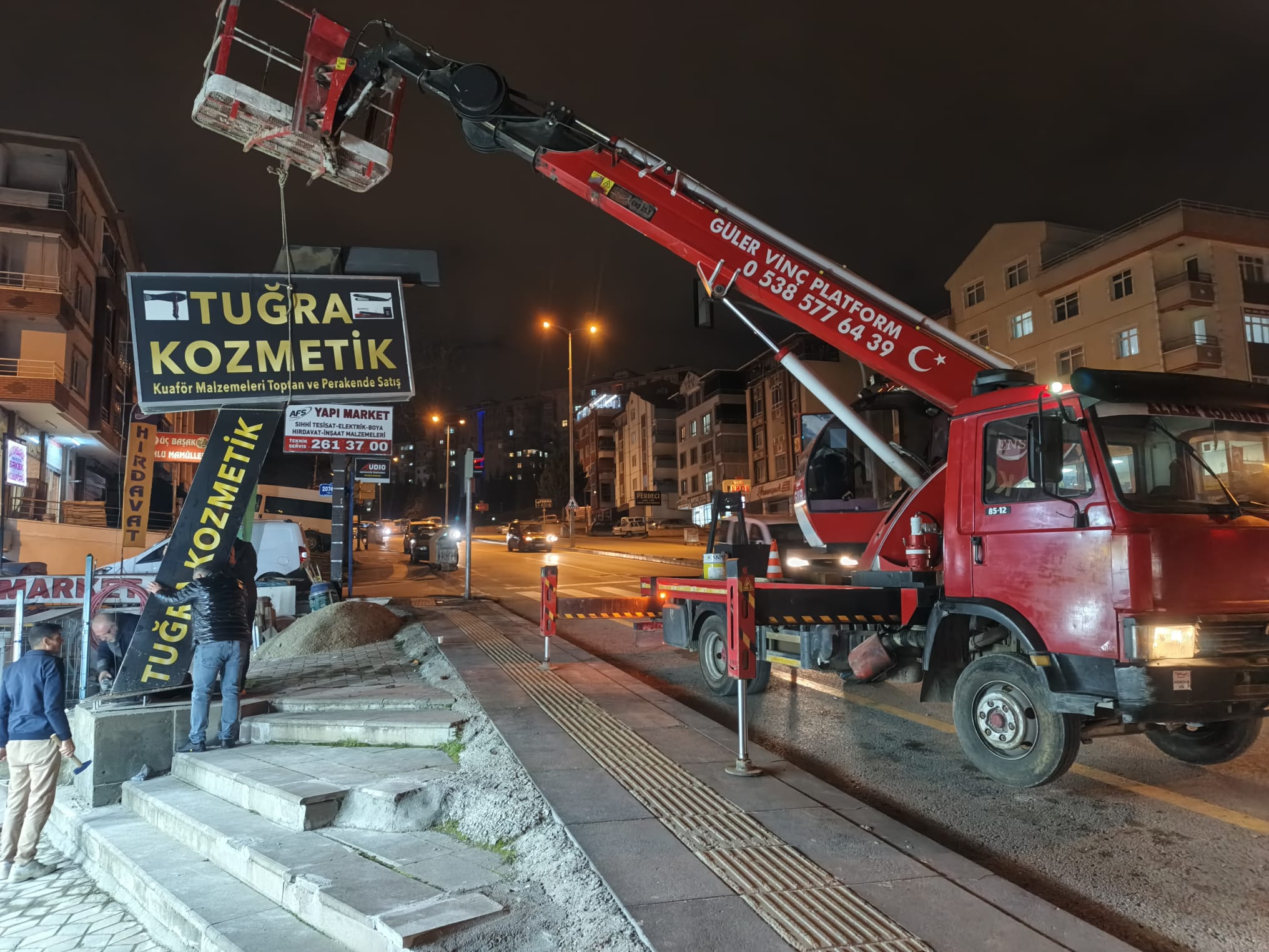 Yol ve tabela çalışması