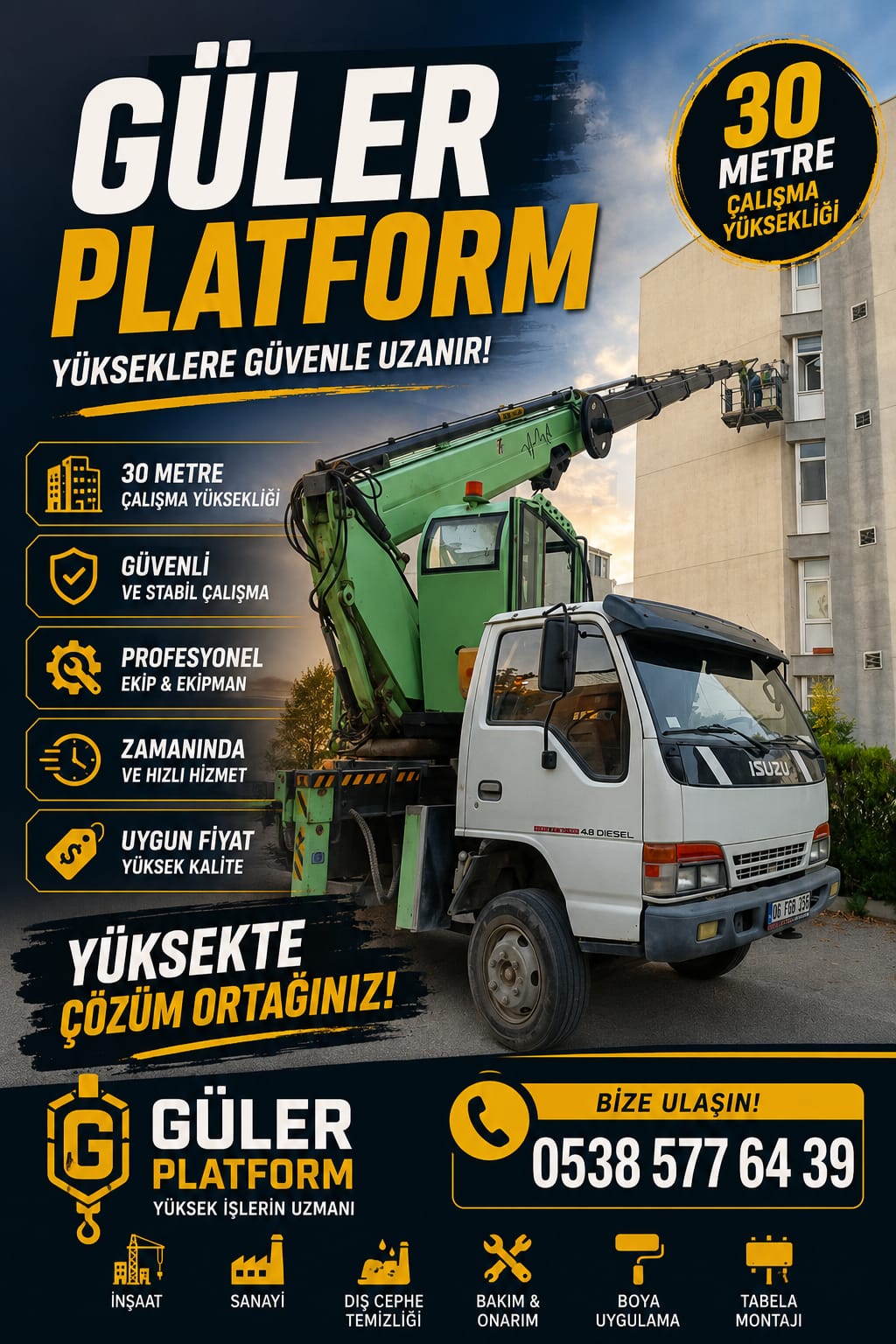 Güler Vinç Platform tanıtımı
