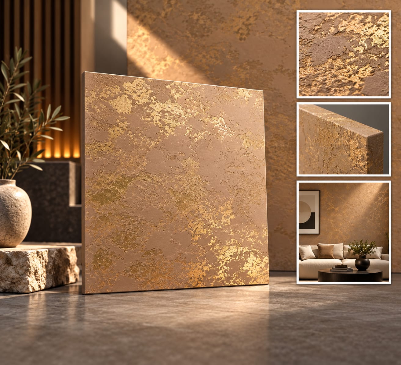 Gilded Earth decorative wall texture