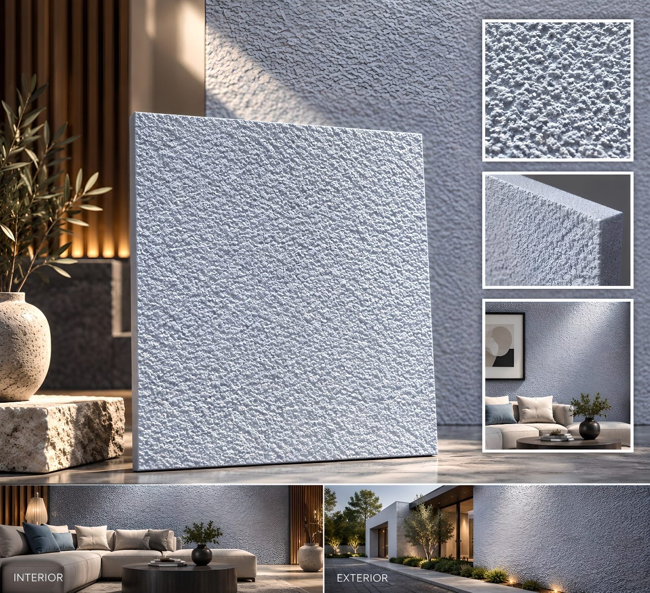 Arctic Pebble decorative wall texture