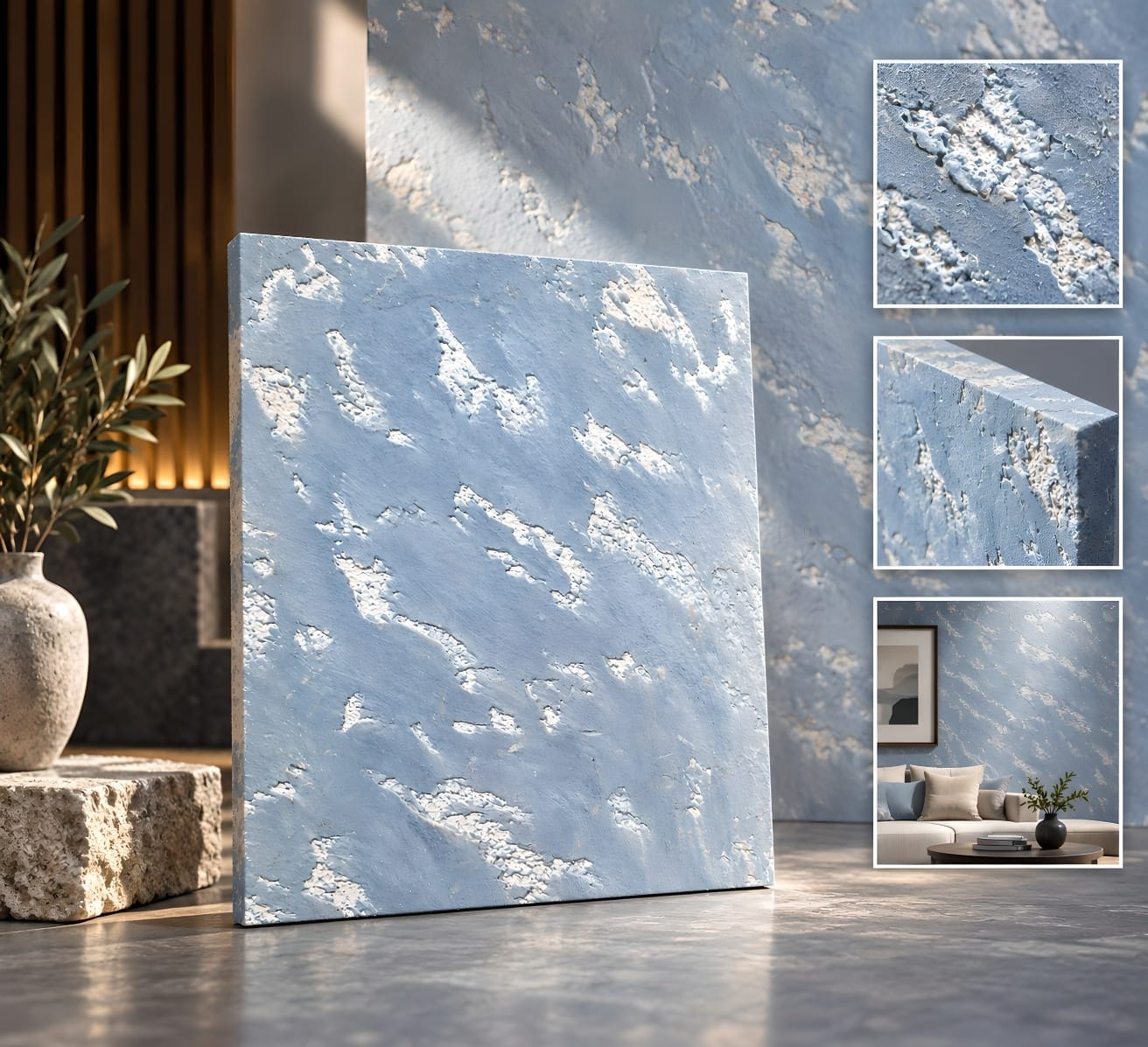 Glacier Relief decorative wall texture