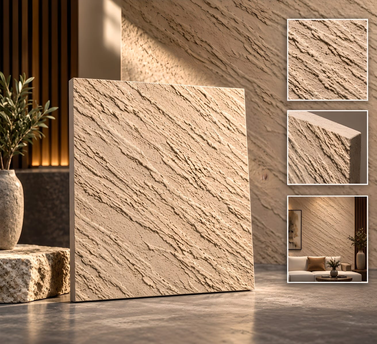 Desert Strata decorative wall texture