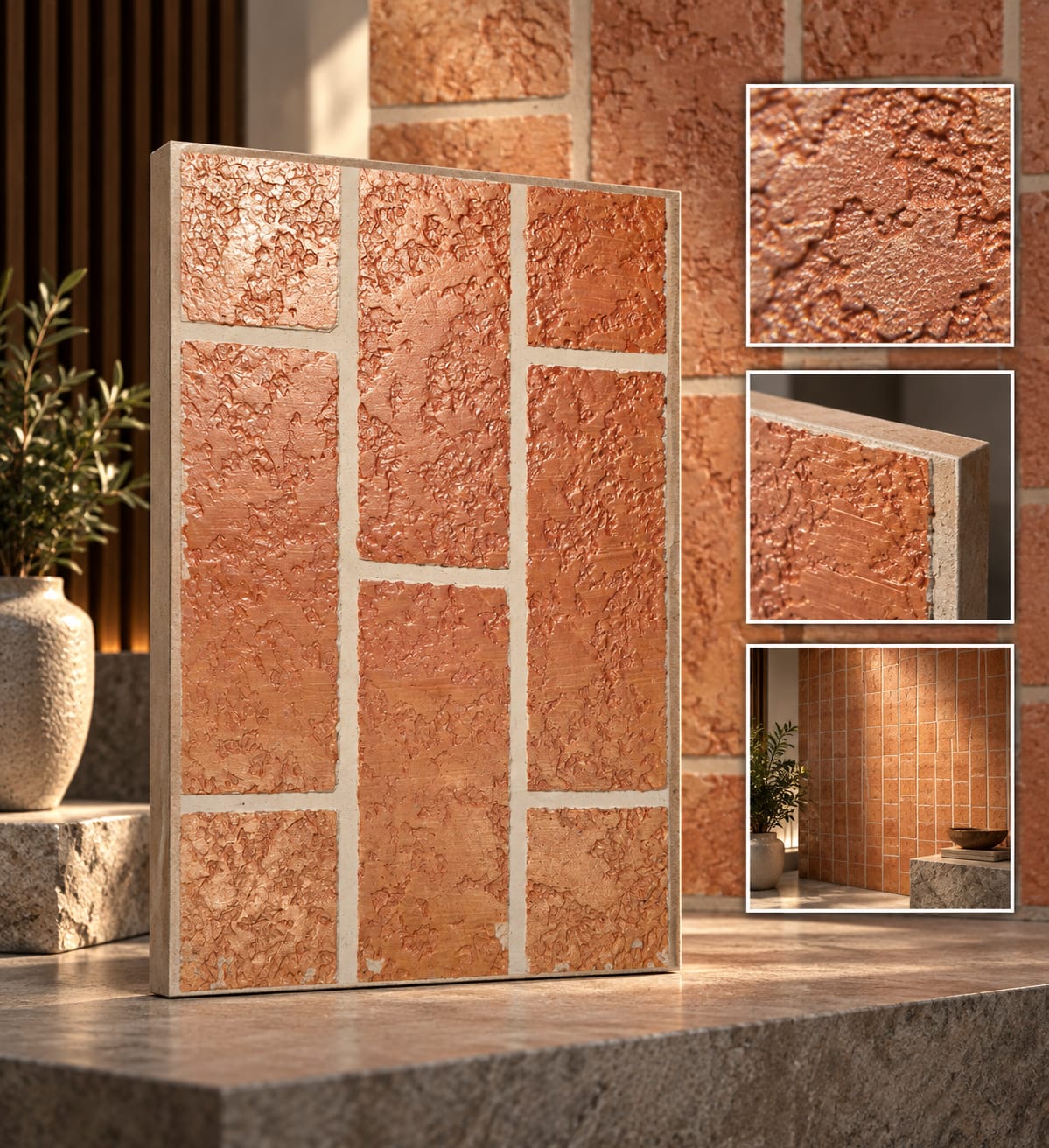 Terra Block decorative wall texture
