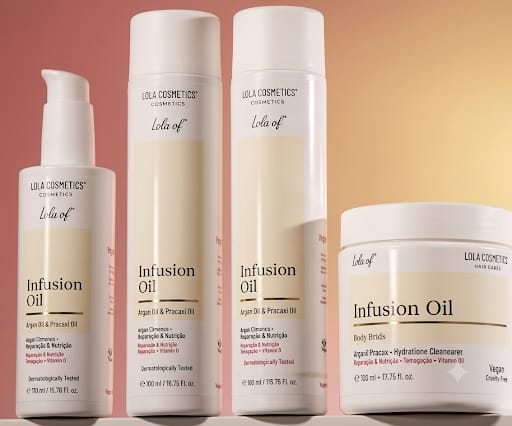 Linha Infusion Oil para hidratação capilar