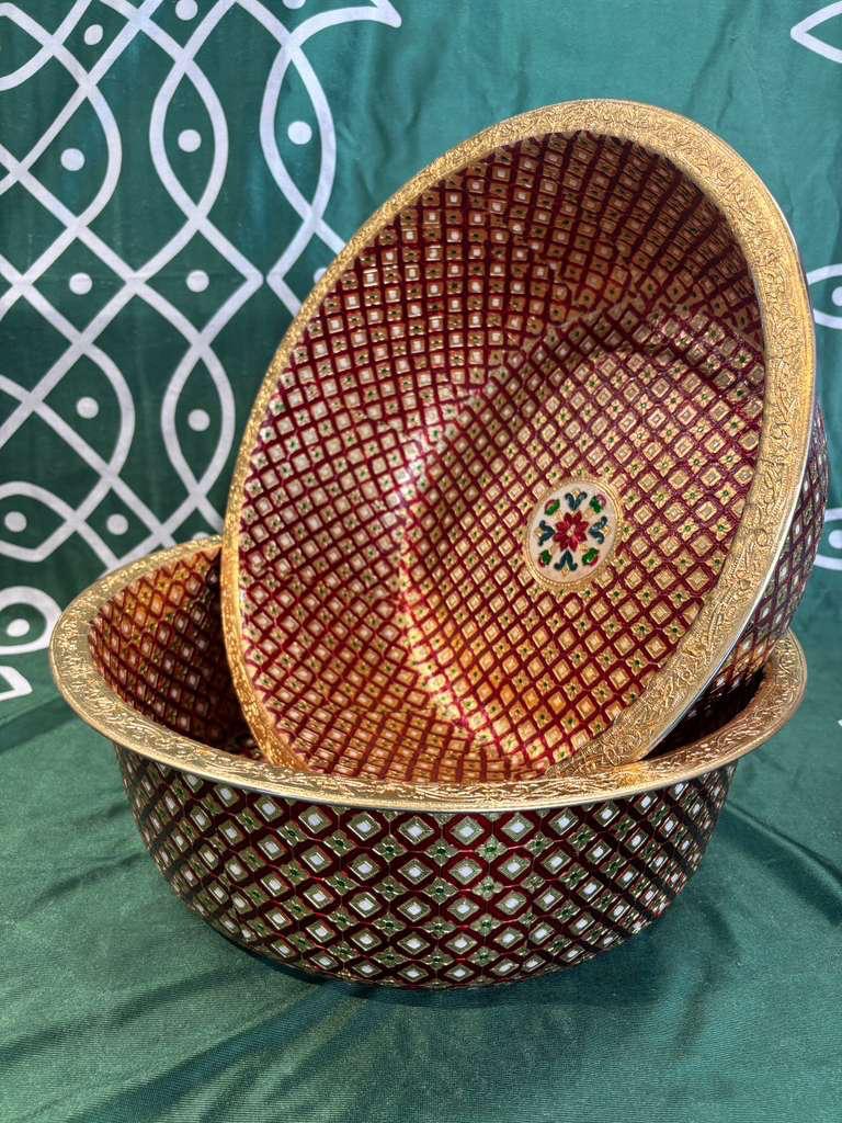 Decorative Meenakari Baskets