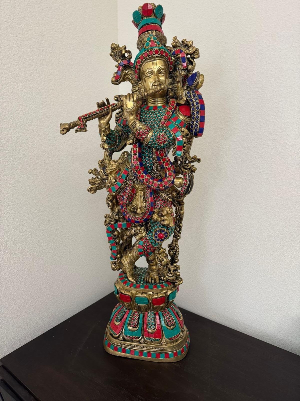 Krishna Brass Idol